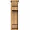 Ekena Millwork New Brighton Rough Sawn Corbel w/Backplate, Western Red Cedar, 8"W x 14"D x 30"H COR08X14X30NEB01RWR - alternate 2